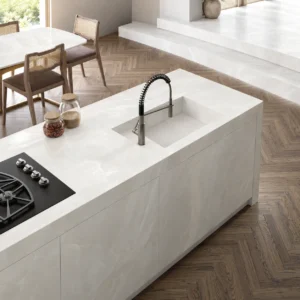 Alabastro White square application concept