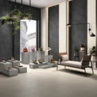 Cement Anthracite square application concept