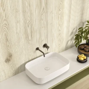 Wood Essence Almond square application concept
